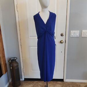 Maggy London Royal Blue Midi Dress